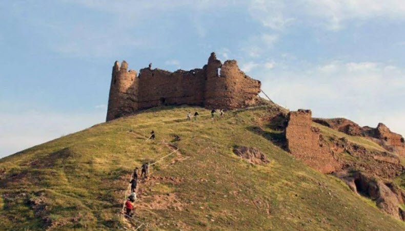 Semiran Castle, Qazvin County in Qazvin Province, Iran